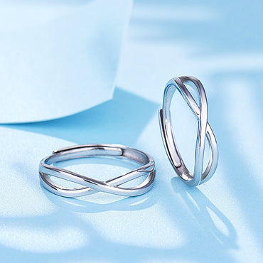S925 Silver Couple Ring, Couple Rings For Men And Women, Students Give Gifts To Their Girlfriends