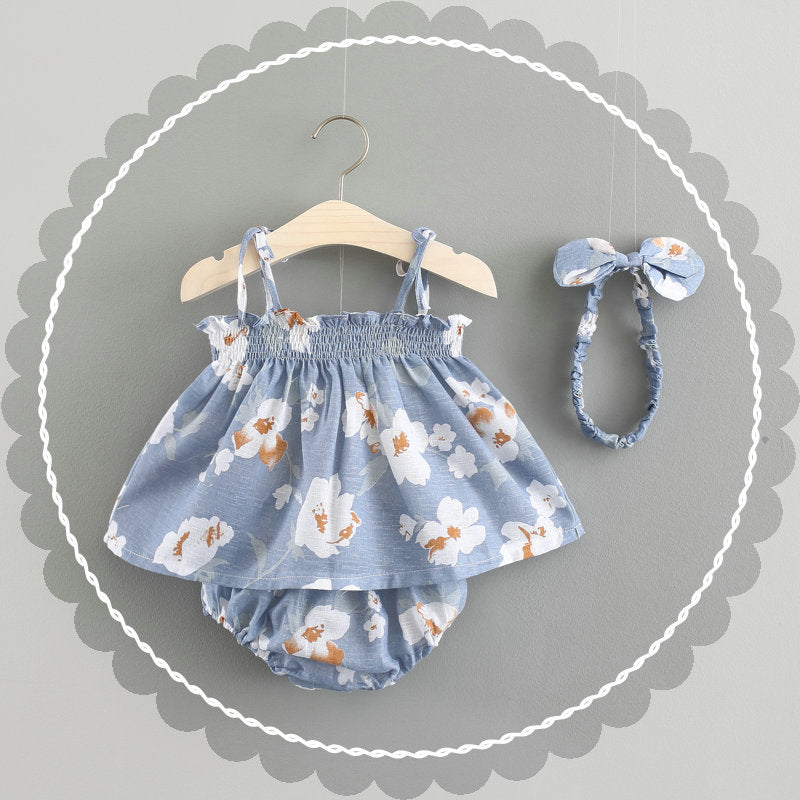 Baby Ny sommar Korean Princess Dress Baby Kjol Girl Dress Suit
