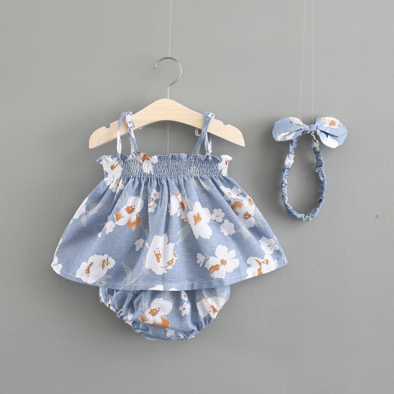 Baby Ny sommar Korean Princess Dress Baby Kjol Girl Dress Suit
