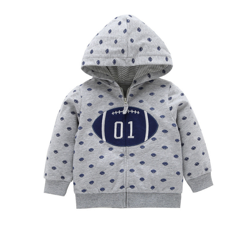 27Barn Småbarn Huvtröjor Pojkar Flickor Vårjacka Lilla Bebis Spädbarn Dinosuar Tecknad Huva Barn Söta Pojkar Ytterkläder Sweatshirt