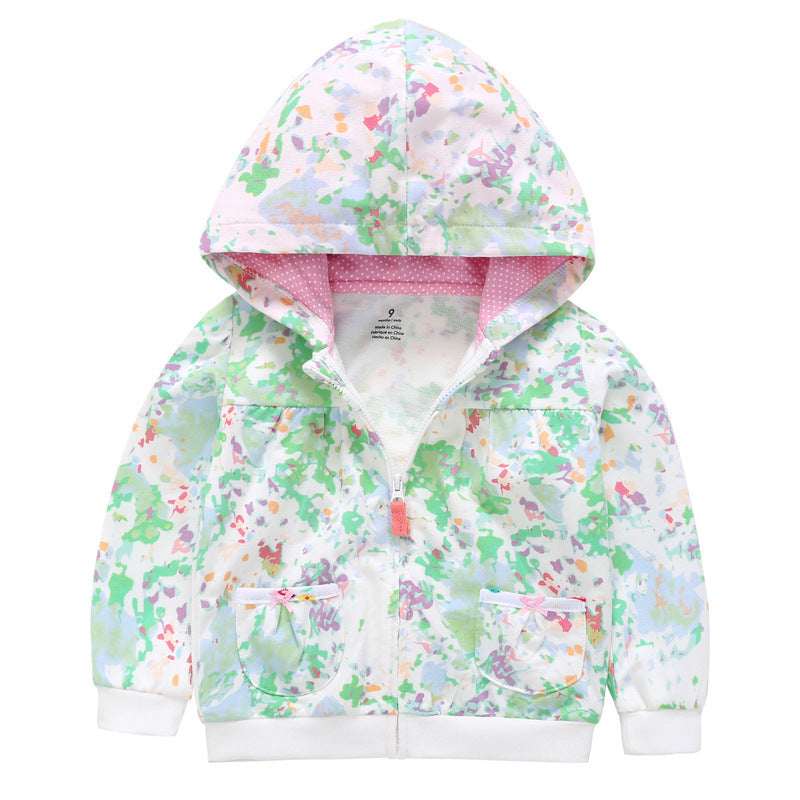 27Barn Småbarn Huvtröjor Pojkar Flickor Vårjacka Lilla Bebis Spädbarn Dinosuar Tecknad Huva Barn Söta Pojkar Ytterkläder Sweatshirt
