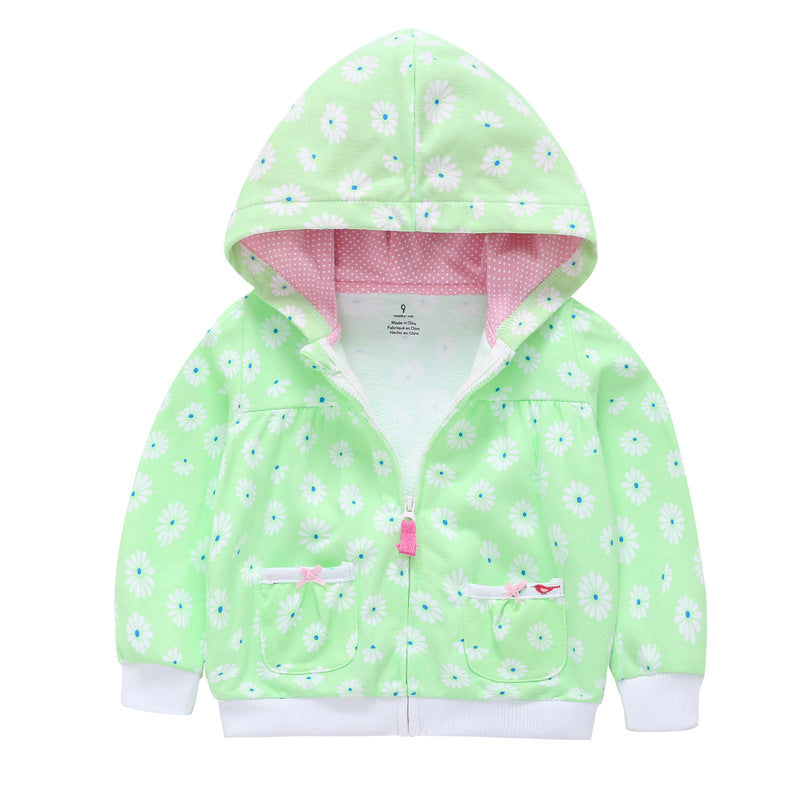 27Barn Småbarn Huvtröjor Pojkar Flickor Vårjacka Lilla Bebis Spädbarn Dinosuar Tecknad Huva Barn Söta Pojkar Ytterkläder Sweatshirt