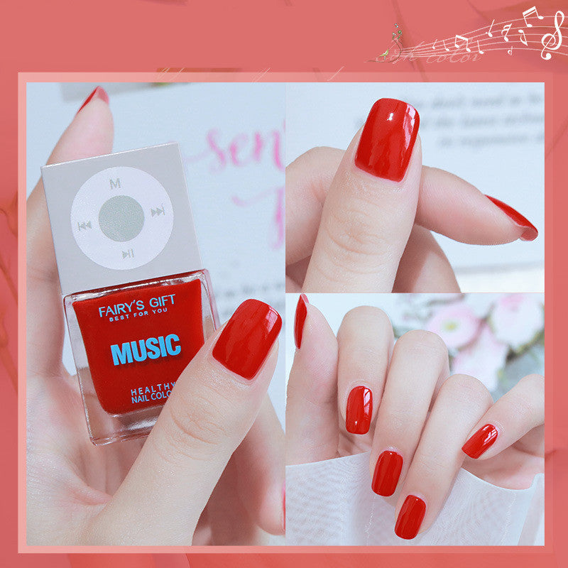Fairys Gift Odorless Nail Polish - 10ml 36 Months Zhejiang | Baking-Free Non-Peelable Cherry