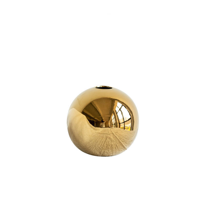Vase en céramique plaqué or, décoration de maison, offre spéciale
