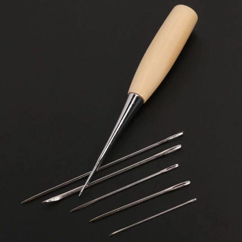 Leather Tool Set 4-piece Set DIY Leather Craft Hand-stitched Set