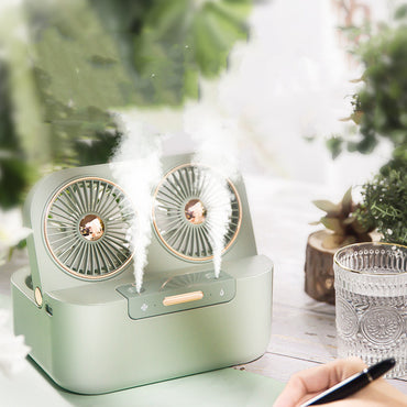 New Double Fan Blade Double Spray Fan Humidifying and Cooling Air Cooler