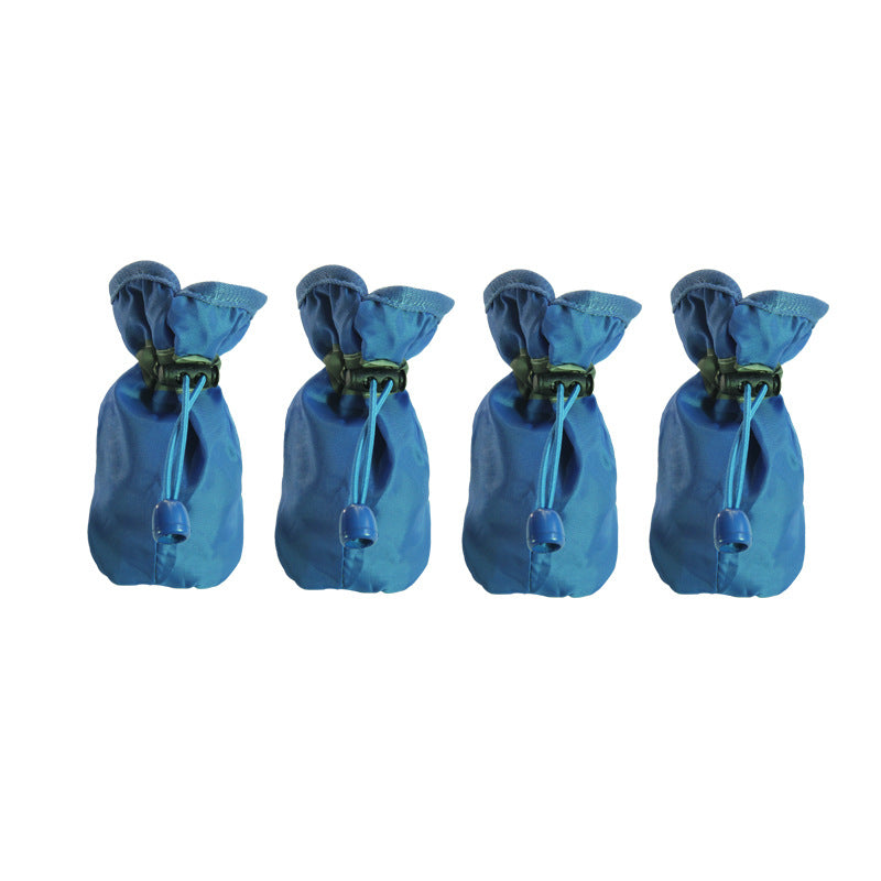 Pet Dog Skor och strumpor Four Seasons Andas mjuk botten halkfri