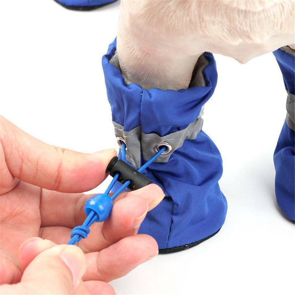 Pet Dog Skor och strumpor Four Seasons Andas mjuk botten halkfri