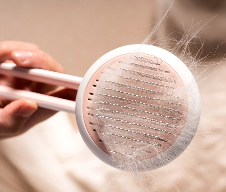 Pet Hair Remover Brush - Automatic Massage Comb for Cats & Dogs