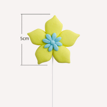 Pink Flamingo Cake Topper Tropical Party Summer Flower