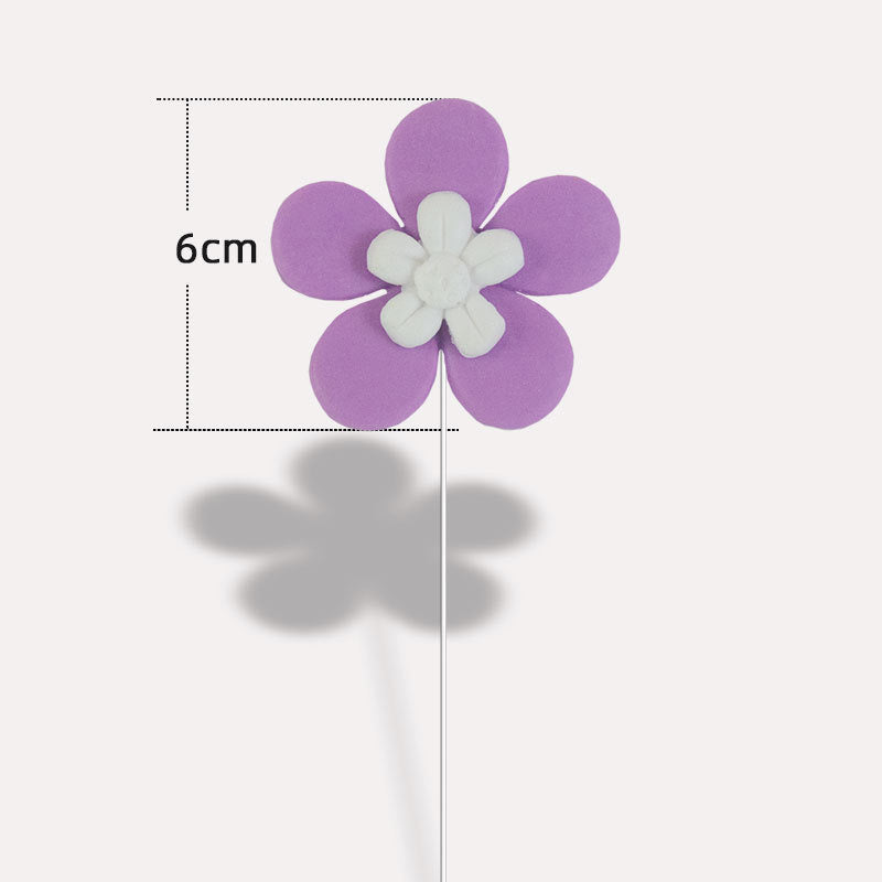 Pink Flamingo Cake Topper Tropical Party Summer Flower