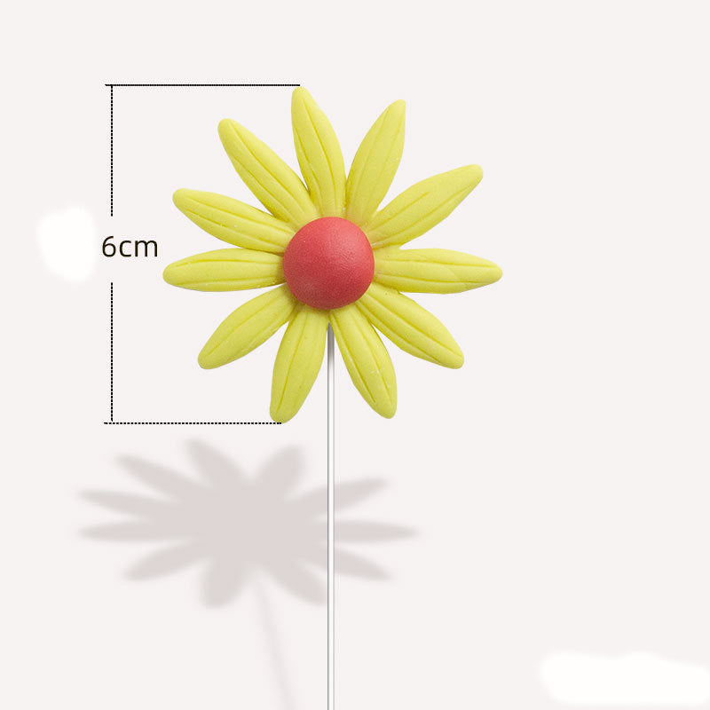Pink Flamingo Cake Topper Tropical Party Summer Flower