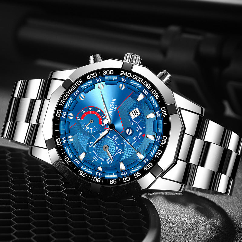 Montre non mécanique entièrement automatique pour hommes