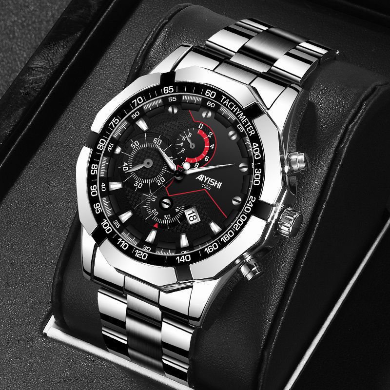 Montre non mécanique entièrement automatique pour hommes