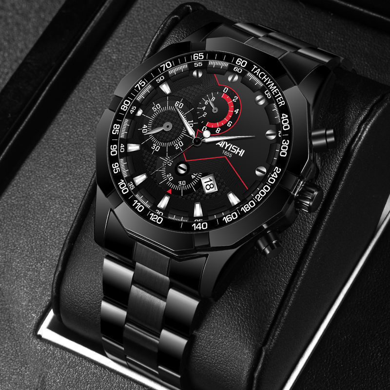 Montre non mécanique entièrement automatique pour hommes