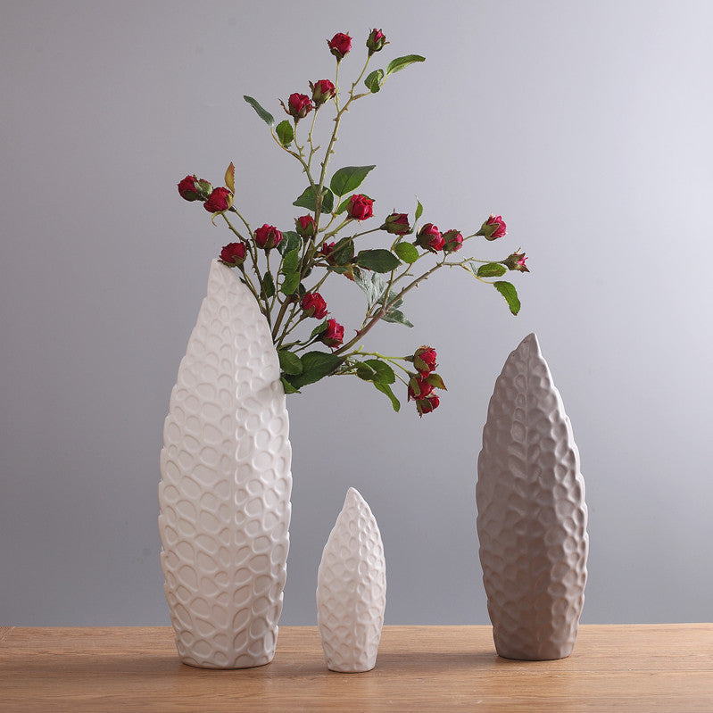 Vase à fleurs en céramique de Style nordique Morden, Design créatif, décoration de maison, à la mode
