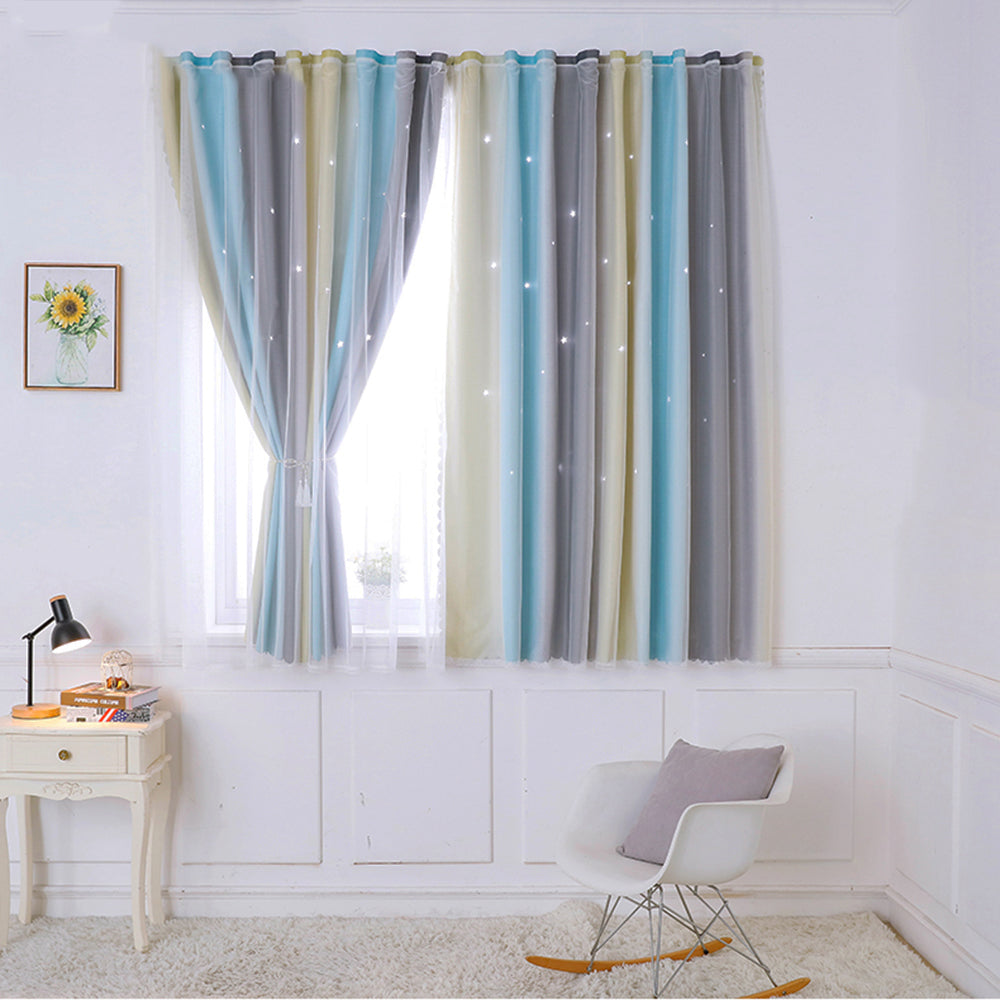 Rideaux d'installation faciles pour la chambre