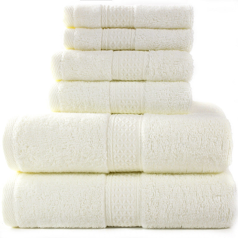 Ensemble de serviettes absorbantes en coton de 3 pièces et 6 pièces
