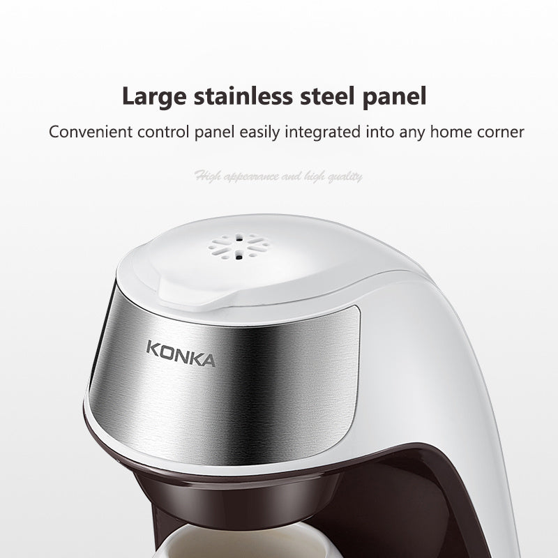 Ny kaffemaskin helautomatisk hemmakontor Mini amerikansk liten bärbar kaffebryggare