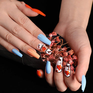 Professional Ballet Press-On Nails - JP850-JP913 13.5x6.8x1.2cm 18g | 24 Pieces Carton Pack