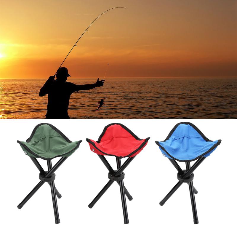Bärbar hopfällbar hopfällbar fiskestol Utomhuspall Säte Fiske Camping Resor Picknick Utomhusaktiviteter Fisketillbehör