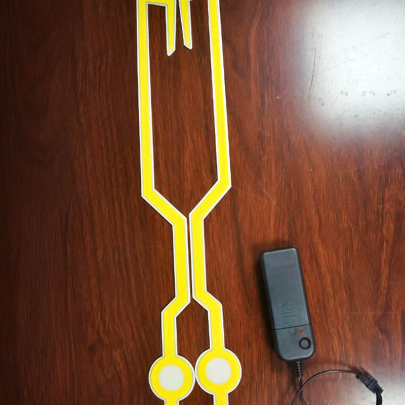 Hjälm Motorcykel Light Riding Signal Strip Blinkande Slitstark Kit Bar Diy Hjälm Led Strip Reflektor Kallljusfilm