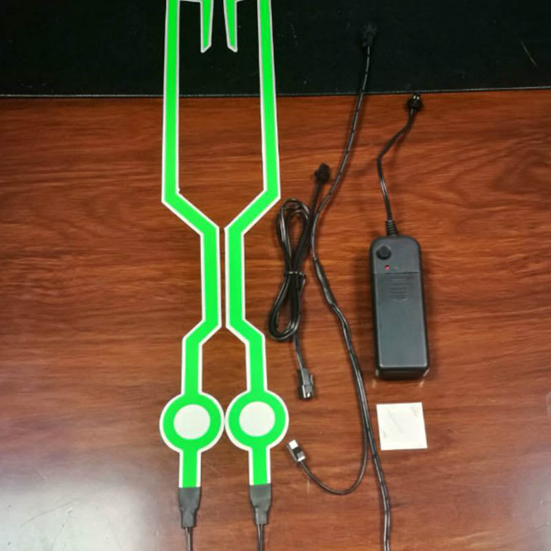 Hjälm Motorcykel Light Riding Signal Strip Blinkande Slitstark Kit Bar Diy Hjälm Led Strip Reflektor Kallljusfilm