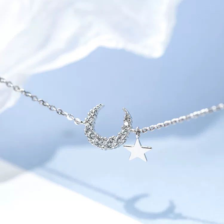 Armband i sterlingsilver med gradient månsten och zirkon för kvinnor S-B304
