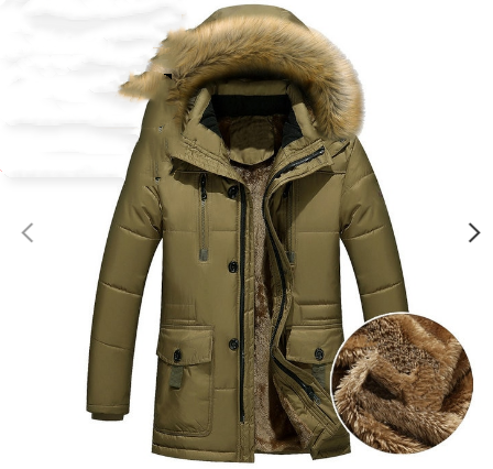 Parka en duvet pour homme, veste d'hiver, manteau à capuche