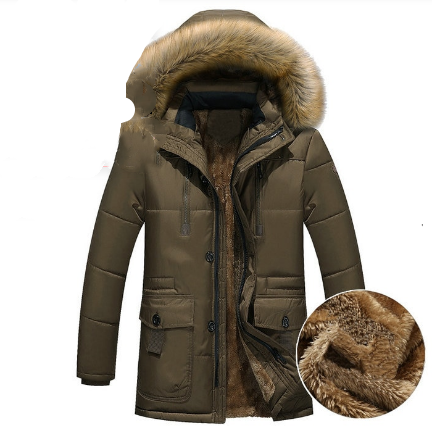 Parka en duvet pour homme, veste d'hiver, manteau à capuche