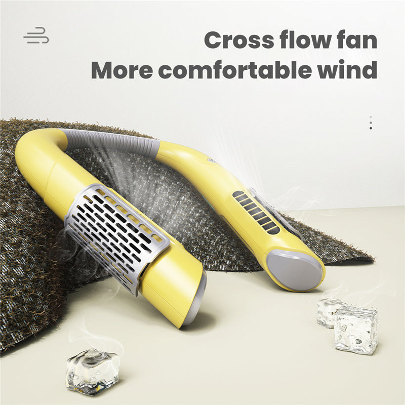 Neck Fan Mini Bladeless Fan USB Rechargeable Fan Mute Sports Fans for Home Outdoor Portable Hanging Fans Air Conditioning Coolers