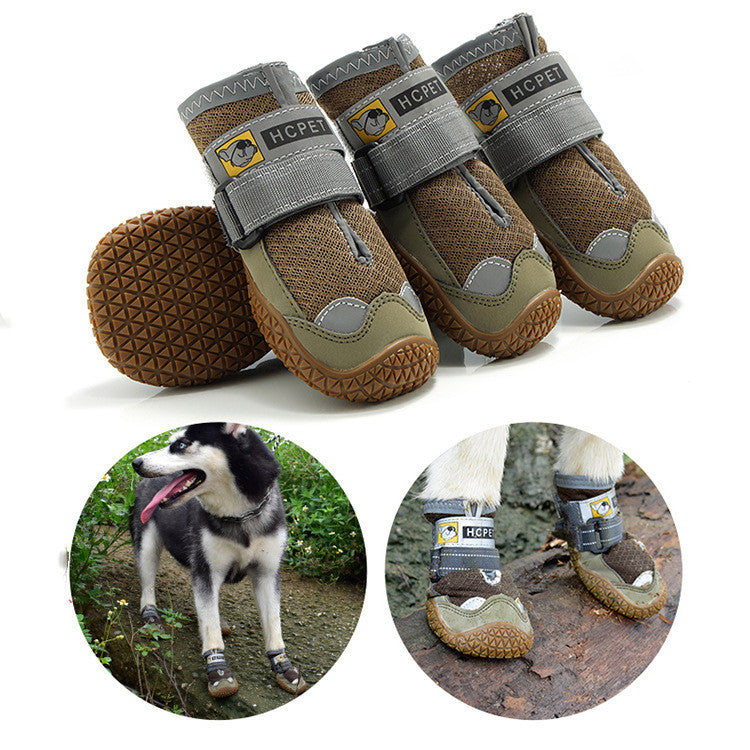 Chaussures pour chiens de compagnie Chaussures d'été respirantes pour animaux de compagnie
