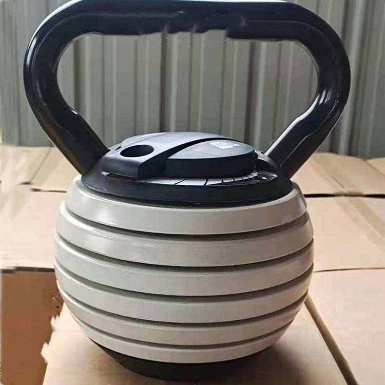 Professional Cast Iron Kettlebell - Customizable Adjustable Weight (9kg/20LB & 18kg/40LB)