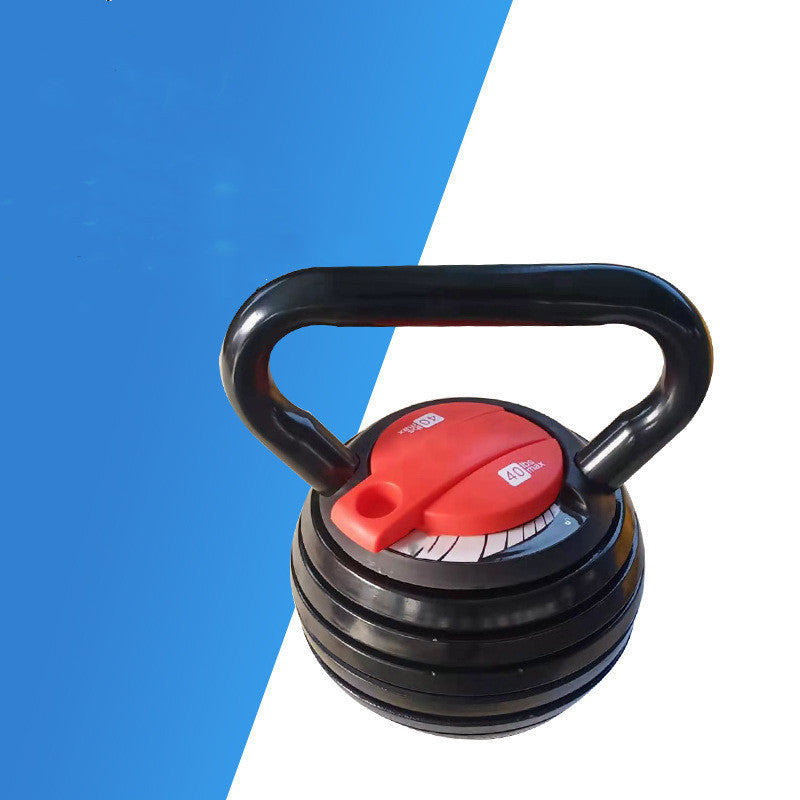 Professional Cast Iron Kettlebell - Customizable Adjustable Weight (9kg/20LB & 18kg/40LB)
