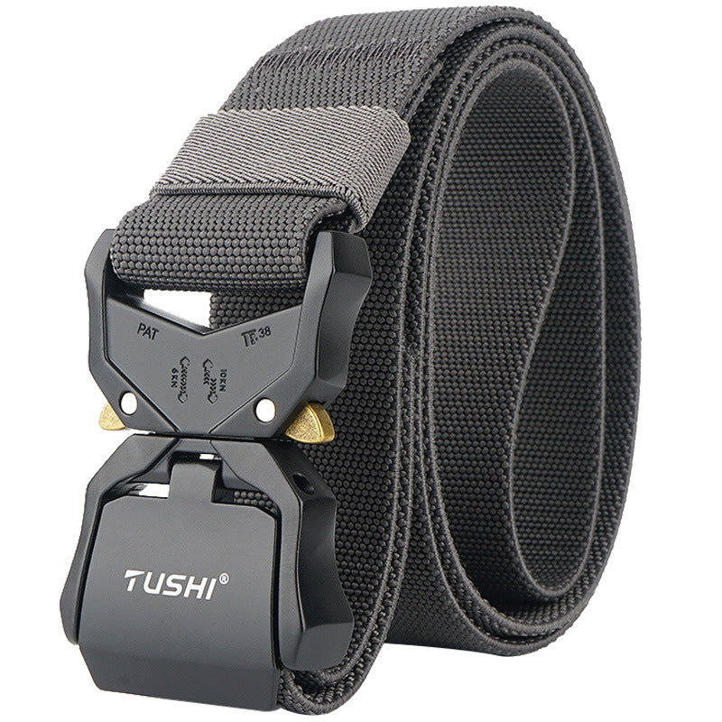 Denim Canvas Tooling Belt Young People Trend Elastic Band - Youth Expression