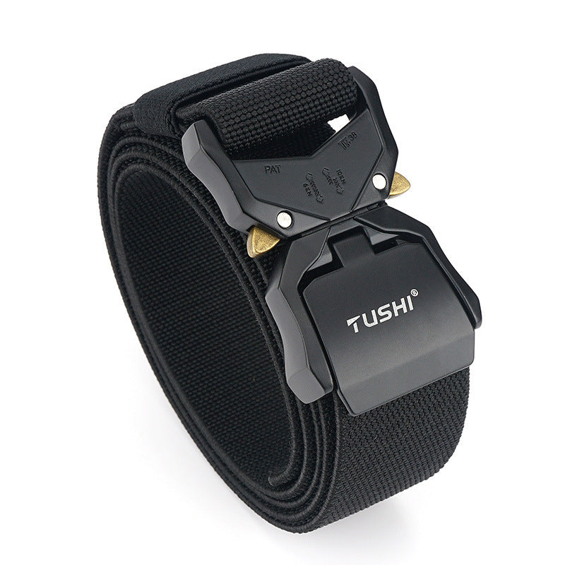 Denim Canvas Tooling Belt Young People Trend Elastic Band - Youth Expression