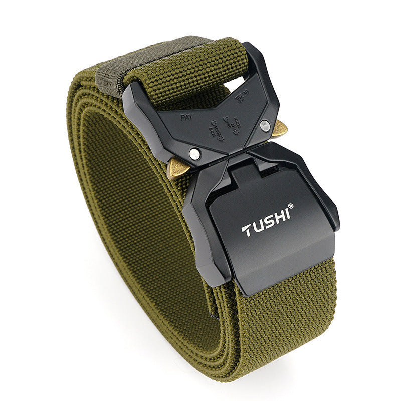 Denim Canvas Tooling Belt Young People Trend Elastic Band - Youth Expression