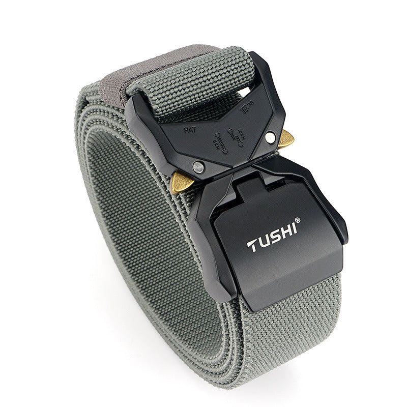 Denim Canvas Tooling Belt Young People Trend Elastic Band - Youth Expression