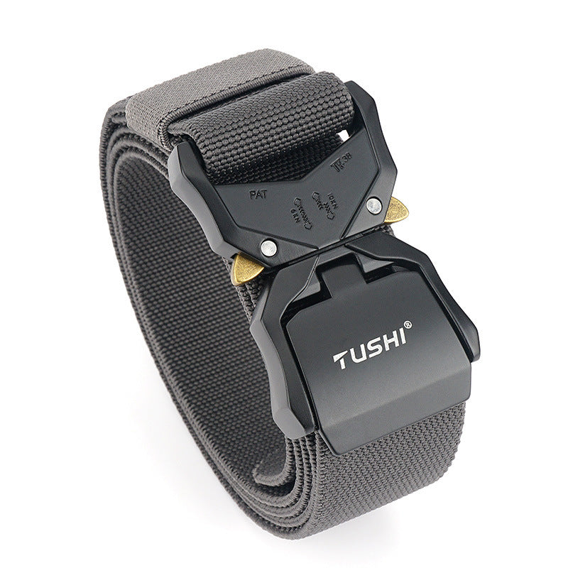 Denim Canvas Tooling Belt Young People Trend Elastic Band - Youth Expression