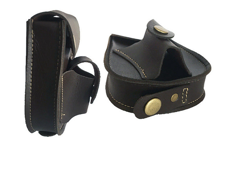 Slingshot – sac tout-en-un, sac de ceinture en cuir, sac à billes en acier, les billes sont durables et ne se déforment pas à l'extérieur