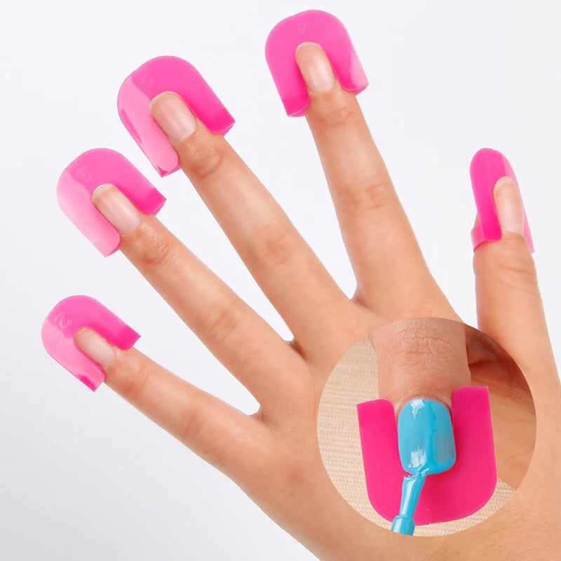 Professional Nail Art Overflow Clip - 26 Pieces 15*8.7*2.3 | 33g Model Folder Color Box