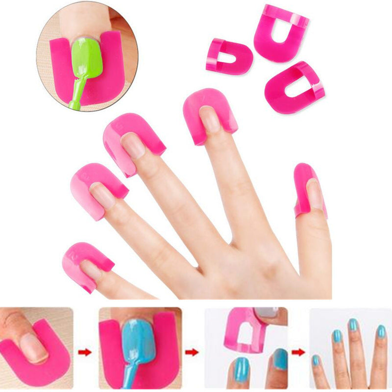 Professional Nail Art Overflow Clip - 26 Pieces 15*8.7*2.3 | 33g Model Folder Color Box