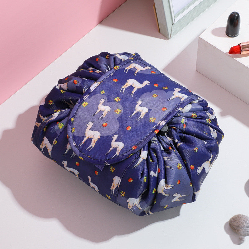 Minimalist Large Cosmetic Travel Organizer - Simple & Portable Beauty Storage Bag