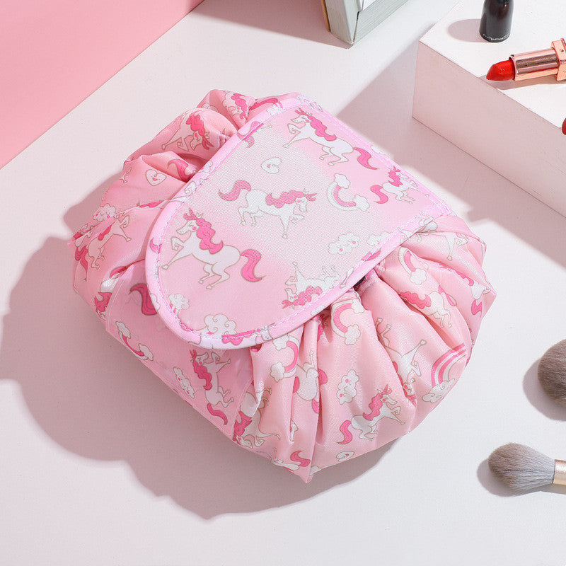 Minimalist Large Cosmetic Travel Organizer - Simple & Portable Beauty Storage Bag