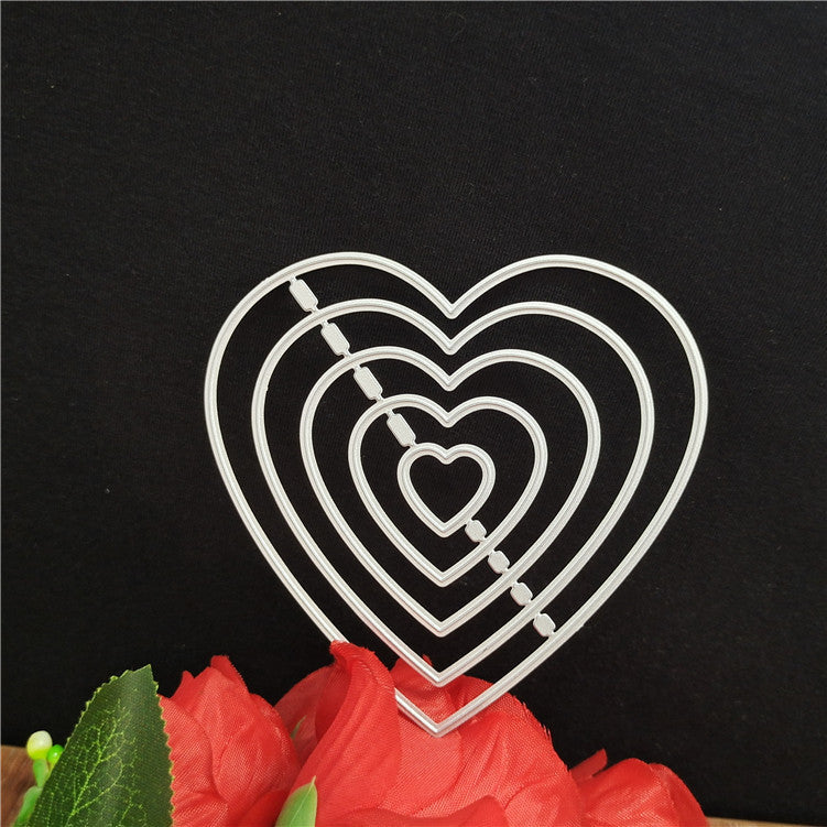 Kärlek Metall Stansningar Nya Scrapbooking Hantverk Dies Korttillverkning Album Prägling Papperspyssel Diecut