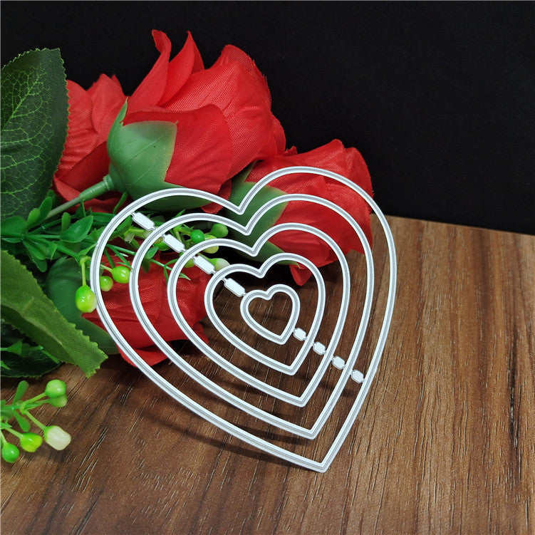 Kärlek Metall Stansningar Nya Scrapbooking Hantverk Dies Korttillverkning Album Prägling Papperspyssel Diecut