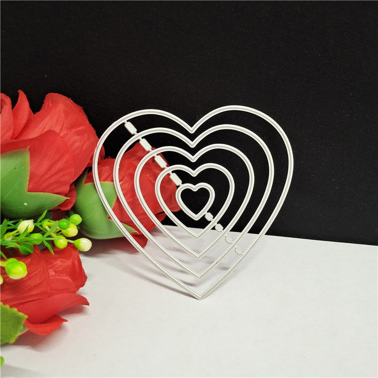 Kärlek Metall Stansningar Nya Scrapbooking Hantverk Dies Korttillverkning Album Prägling Papperspyssel Diecut