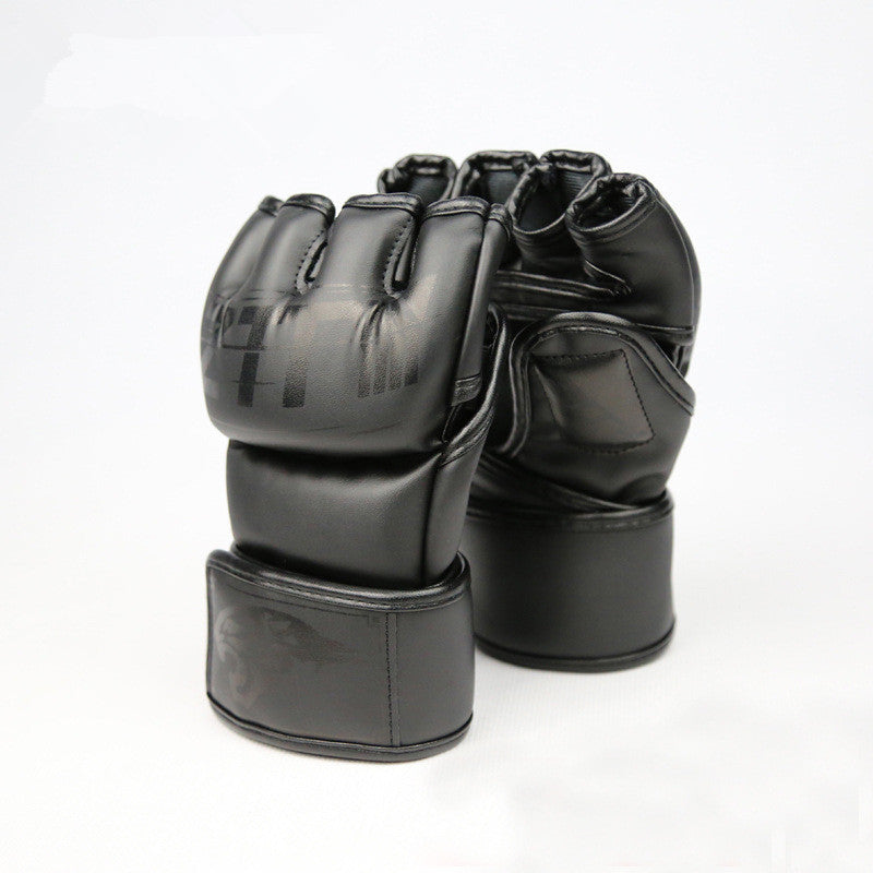 Ny produkt Fighting Boxningshandskar Halvfingerhandskar
