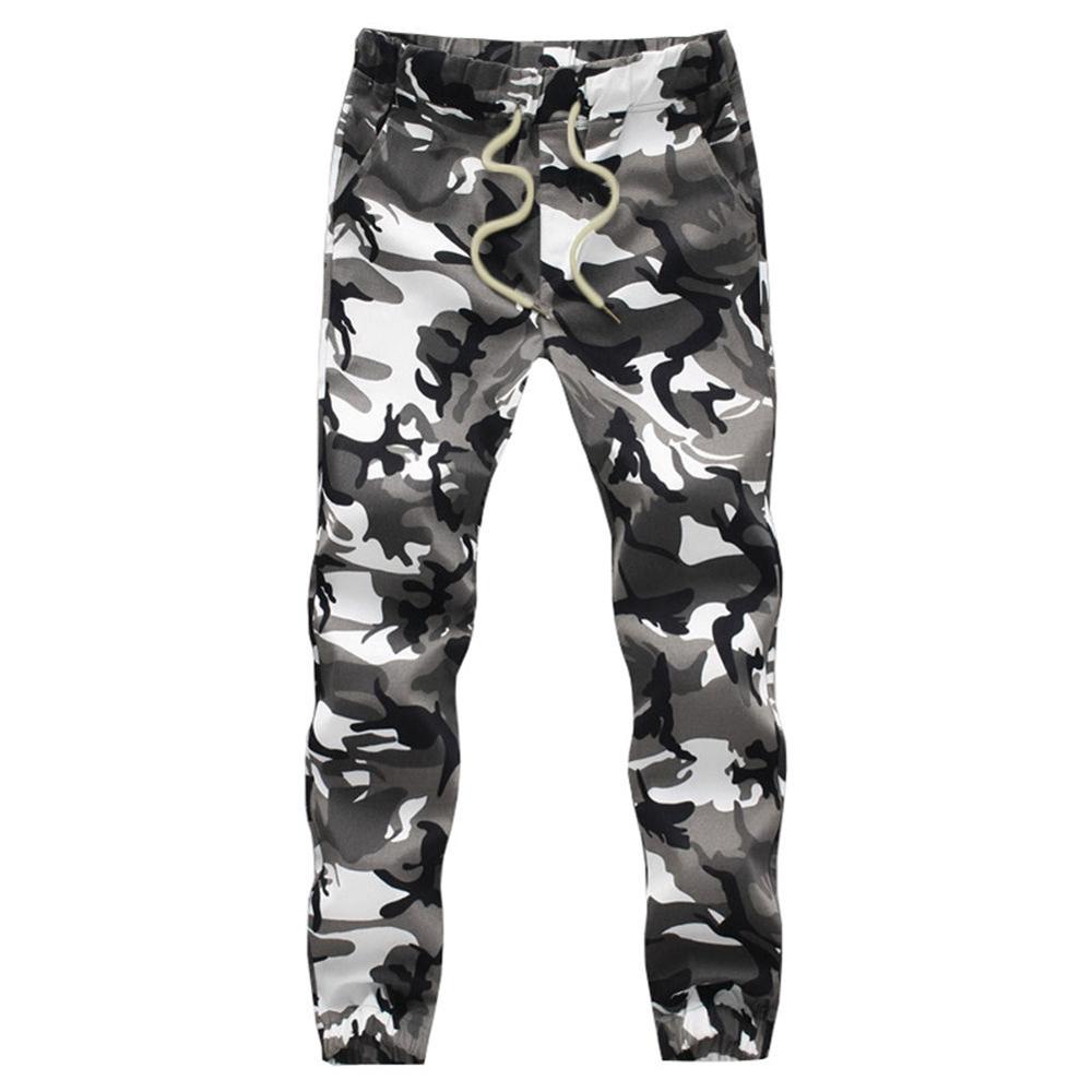 Cotton Men's Jogger Autumn Pencil Harem Pants - Youth Popular Style - Five-Point Length - Travel Wear - Asian Sizing