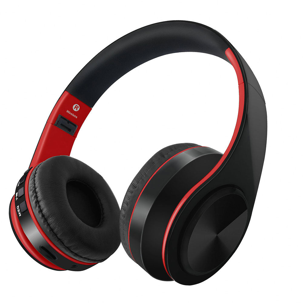 HIFI Trådlösa Hörlurar Bluetooth Stereo Headset Musik Headset FM SD Kort Sport Hörlurar Med Mikrofon För PC